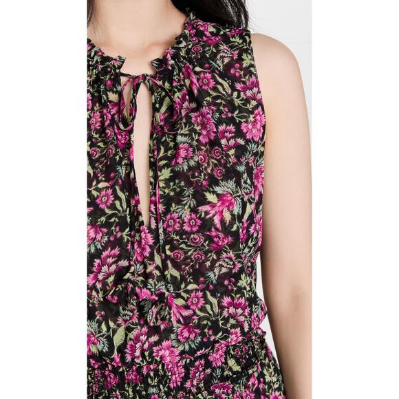 Misa Los Angeles Hollen Dress in Flora Fuchsia - Picture 3 of 6